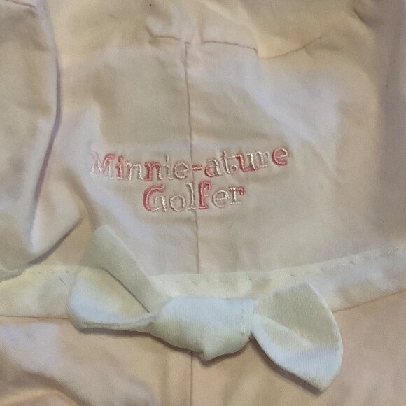 Disney Minnie Mouse Kids Golf Bucket Sun Hat Minnie-ature Golfer Toddler Size - Picture 2 of 4